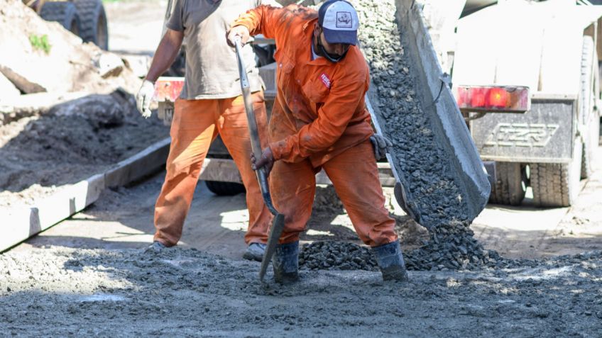 Avanzan las obras de pavimentación en las calles cercanas a la Ruta 226