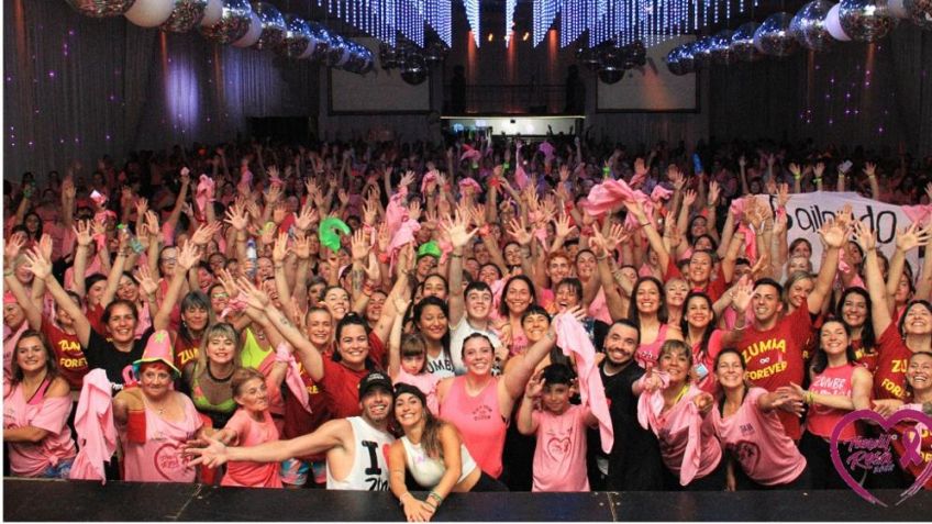 fiesta de zumba en rosa 2023